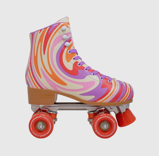 Cosmic Skates Women’s Darlene Swirl Prints Roller Skates